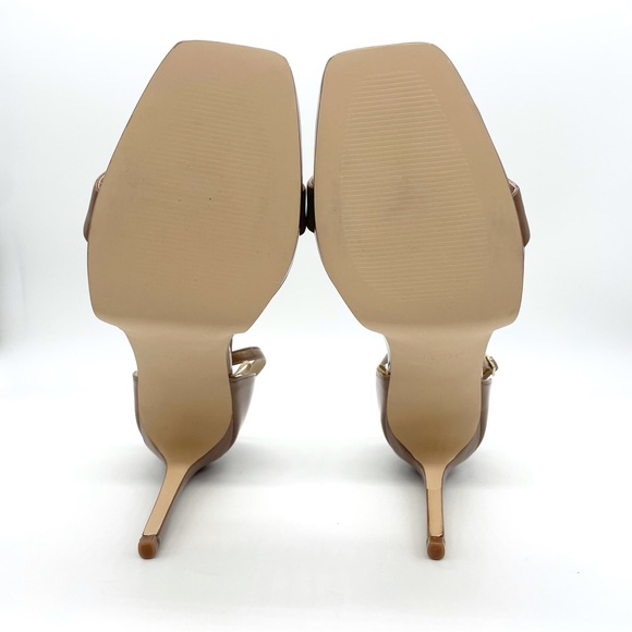 NINE WEST Women's Square Toe Stiletto Heel Dress Sandals - Picture 11 of 12